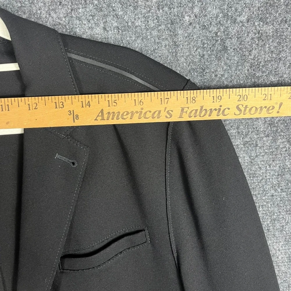 Hugo Boss Unstructured Blazer Mens 40R Black Viscose Blend Stretch Sport Coat